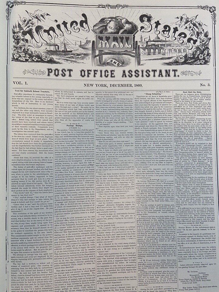 NEW PERFECT SET w/SLIPCASE - HOLBROOK UNITED STATES MAIL & POST OFFICE ASSISTANT