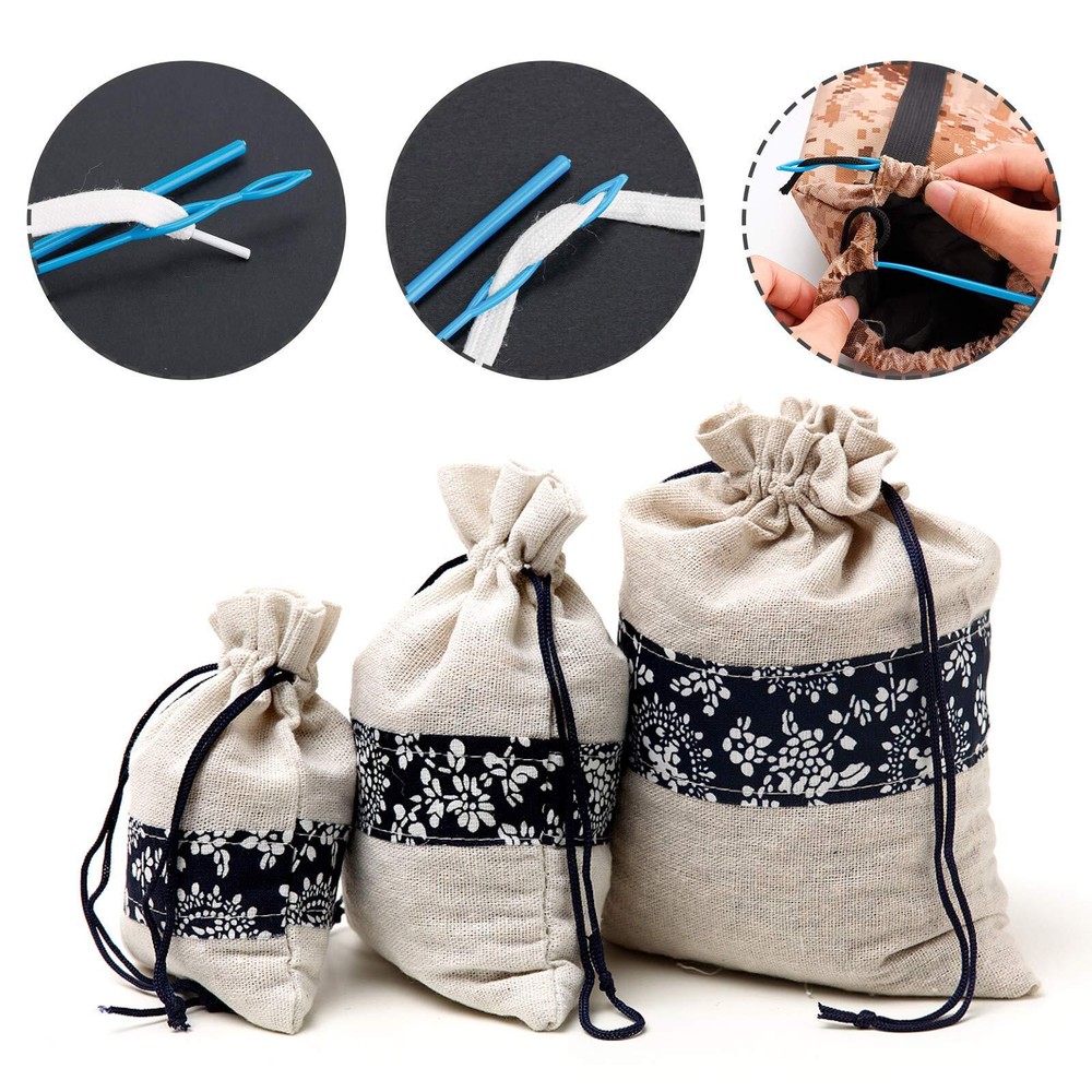 10 Pieces Bodkin Threader Drawstring Threader Set Drawstring Replacement Tool