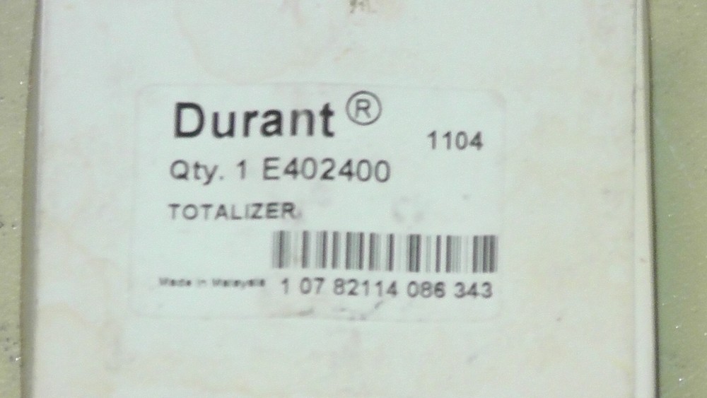Durant E402400 Totalizer - NEW