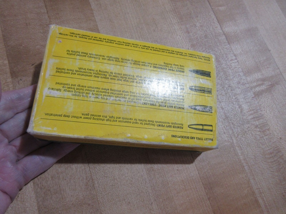 Empty Ammo Box Remington Hi Vel 30-06 Springfield with insert (w15) #24