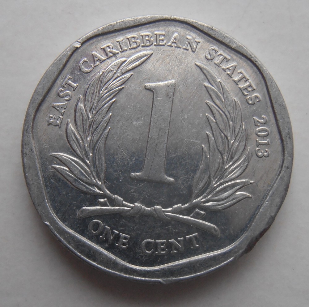 EAST CARIBBEAN 1 CENT 2013