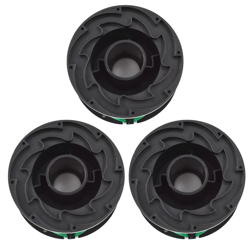 3Pcs SF-080 String Trimmer Spool Line Replace Suitable For Black & Decker GH3000