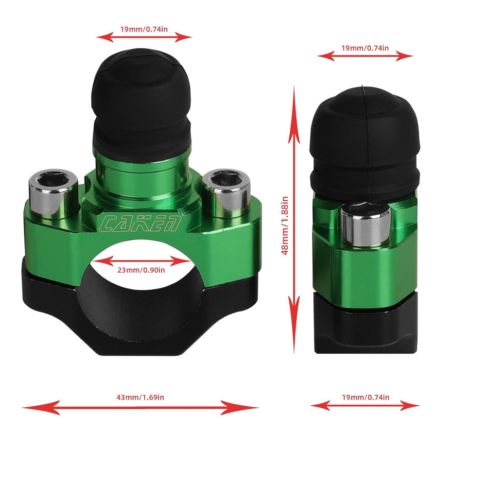 CNC Motorcycle ATV Water Proof Engine Start Stop Kill Switch Button for Electric