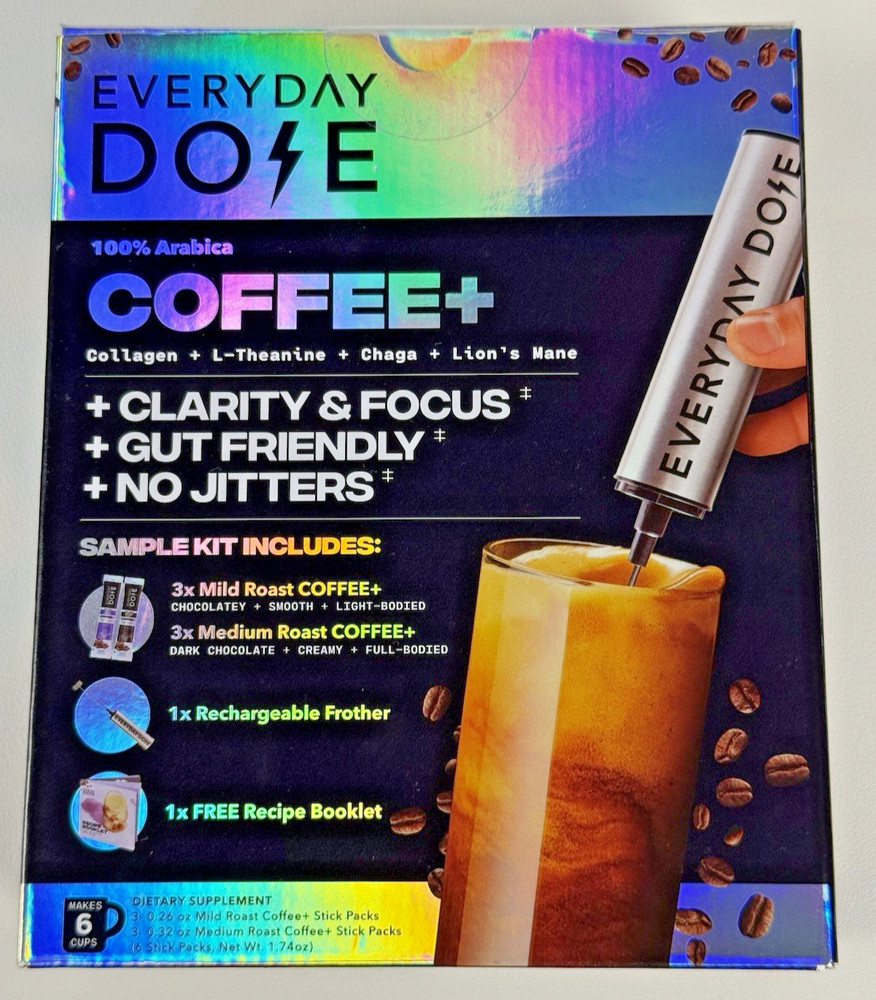 Everyday Dose Mushroom Coffee Sample Kit