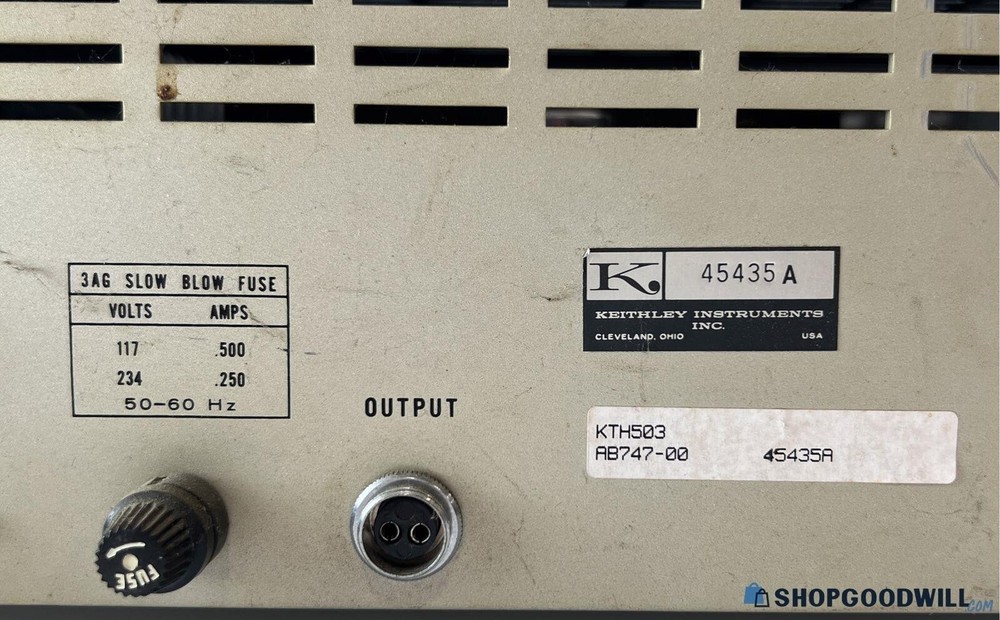 Keithley Instruments IBM 503 Milliohmmeter