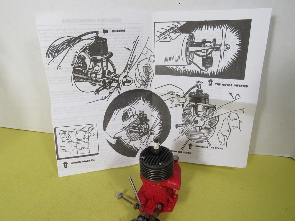 Gorgeous 1940 Atwood Phantom Bullet ignition model airplane engine