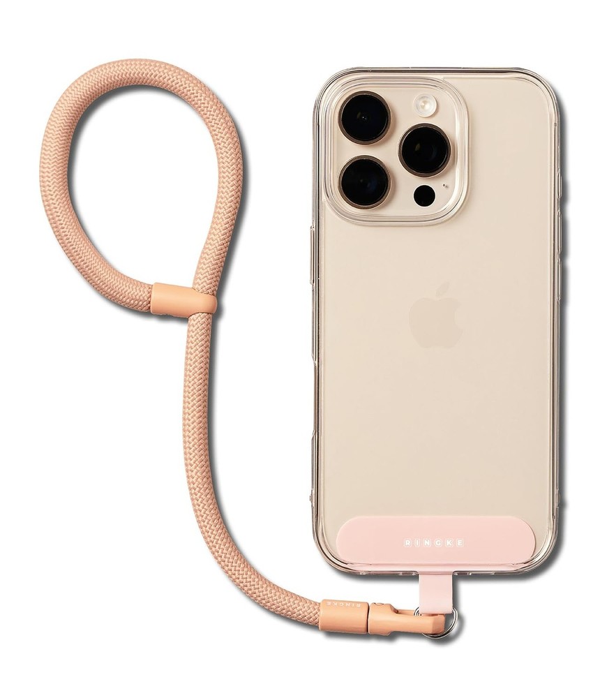 Ringke Holder Link Flow Hand P-Type Designed for Phone Lanyard, Cute Soft Adj...