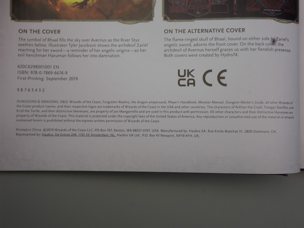 Dungeons & Dragons, D&D: Module - Baldur's Gate Descent into Avernus