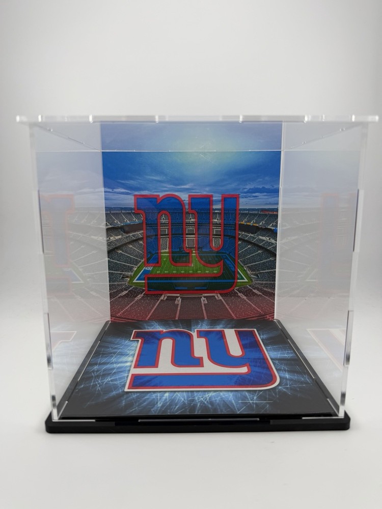 New York Giants Custom Mini Helmet Display or Card Display