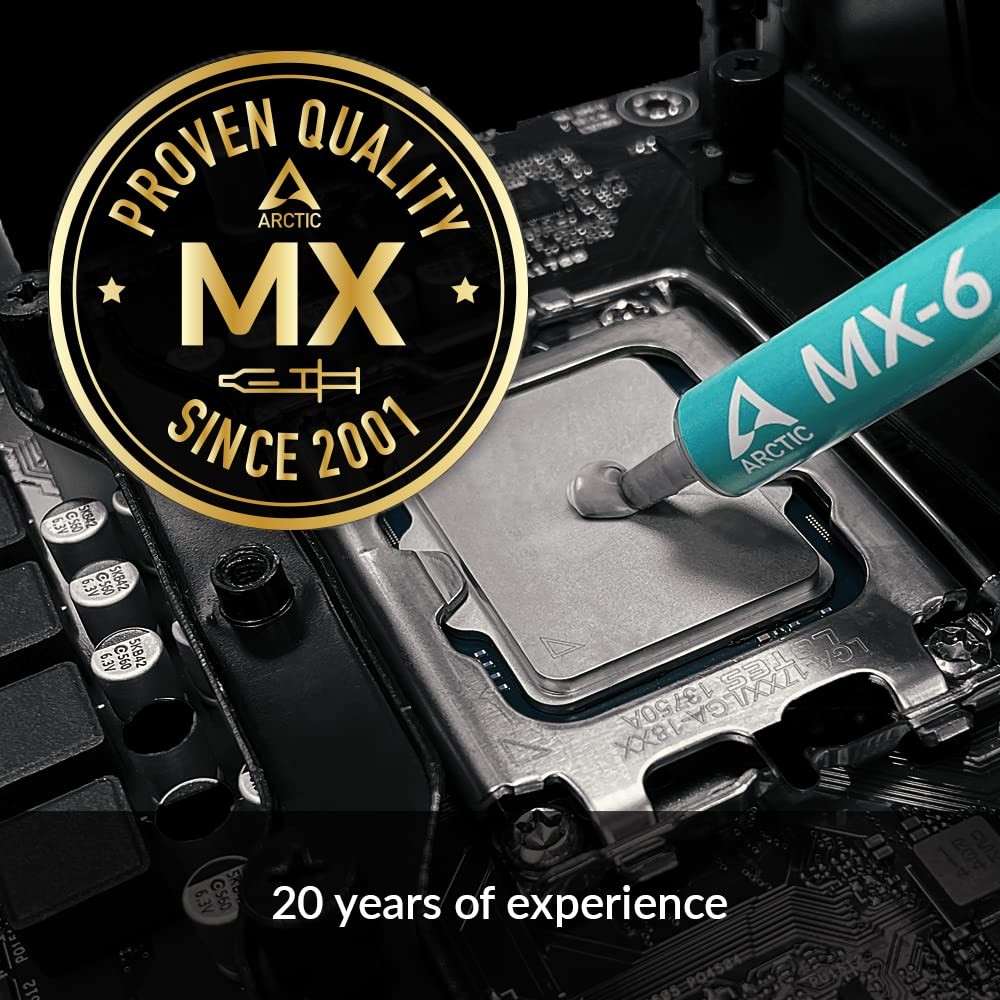 ARCTIC MX-6 (2 g) - Ultimate Performance Thermal Paste for CPU, Consoles, 2 g
