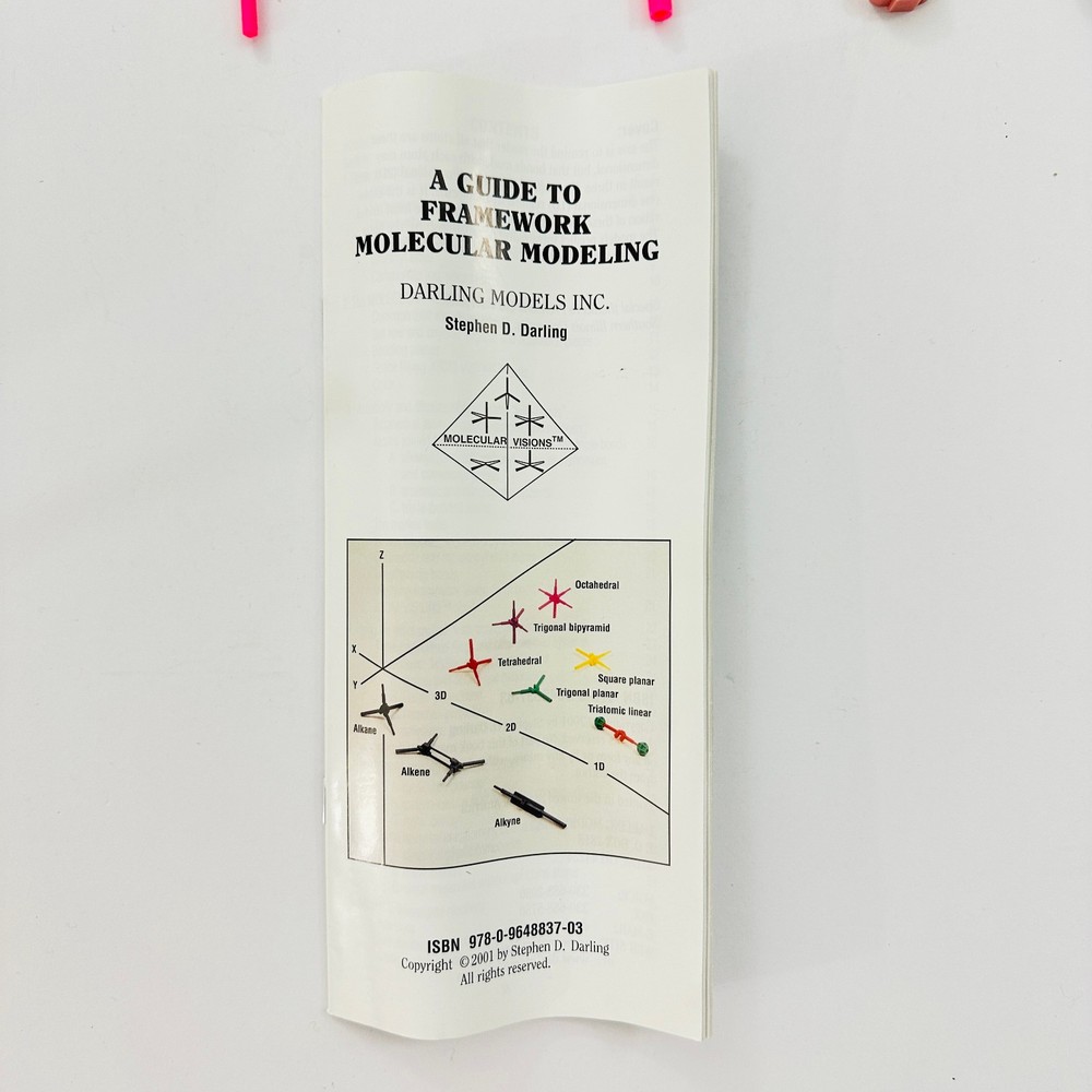 Molecular Visions Flexible Model Kit Missing Few Pieces Darling Models