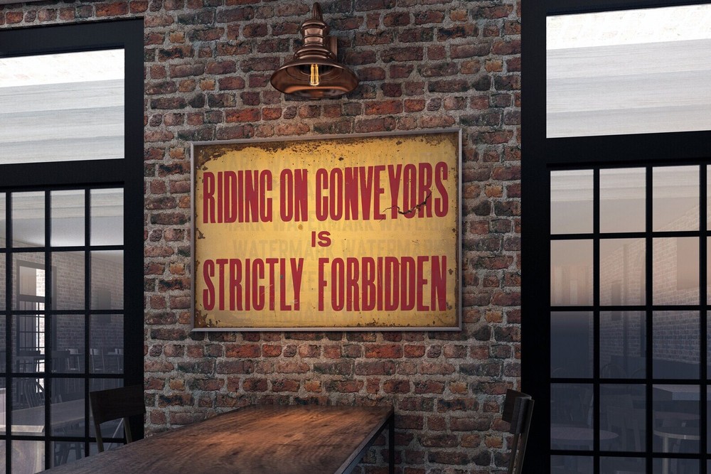 Vintage Style NCB Coal Mining Miner Sign