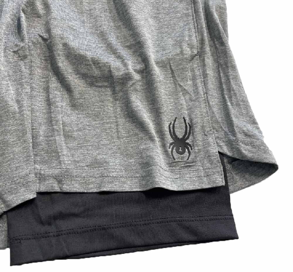Spyder Active Men's Performance Proweb Stretch Shorts Gray