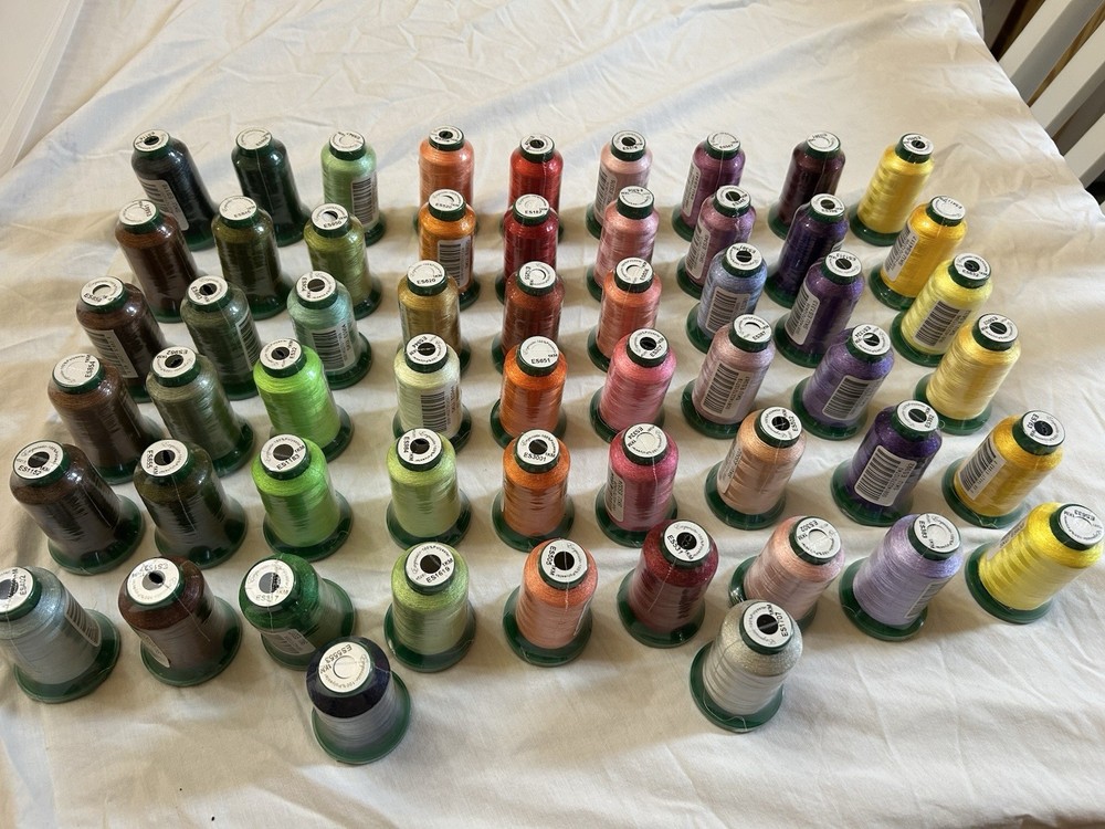 Sewing Thread (Exquisite 100% Polyester Thread) 56 Spools All Colors for Sewing