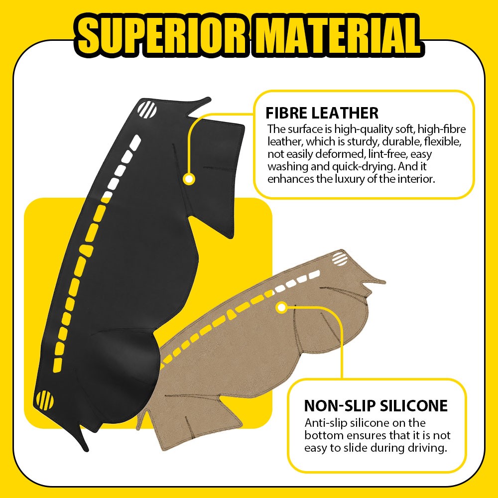 Car Leather Dashboard For Hyundai Sonata 2011-2014 Dash Cover Protector Mat EO