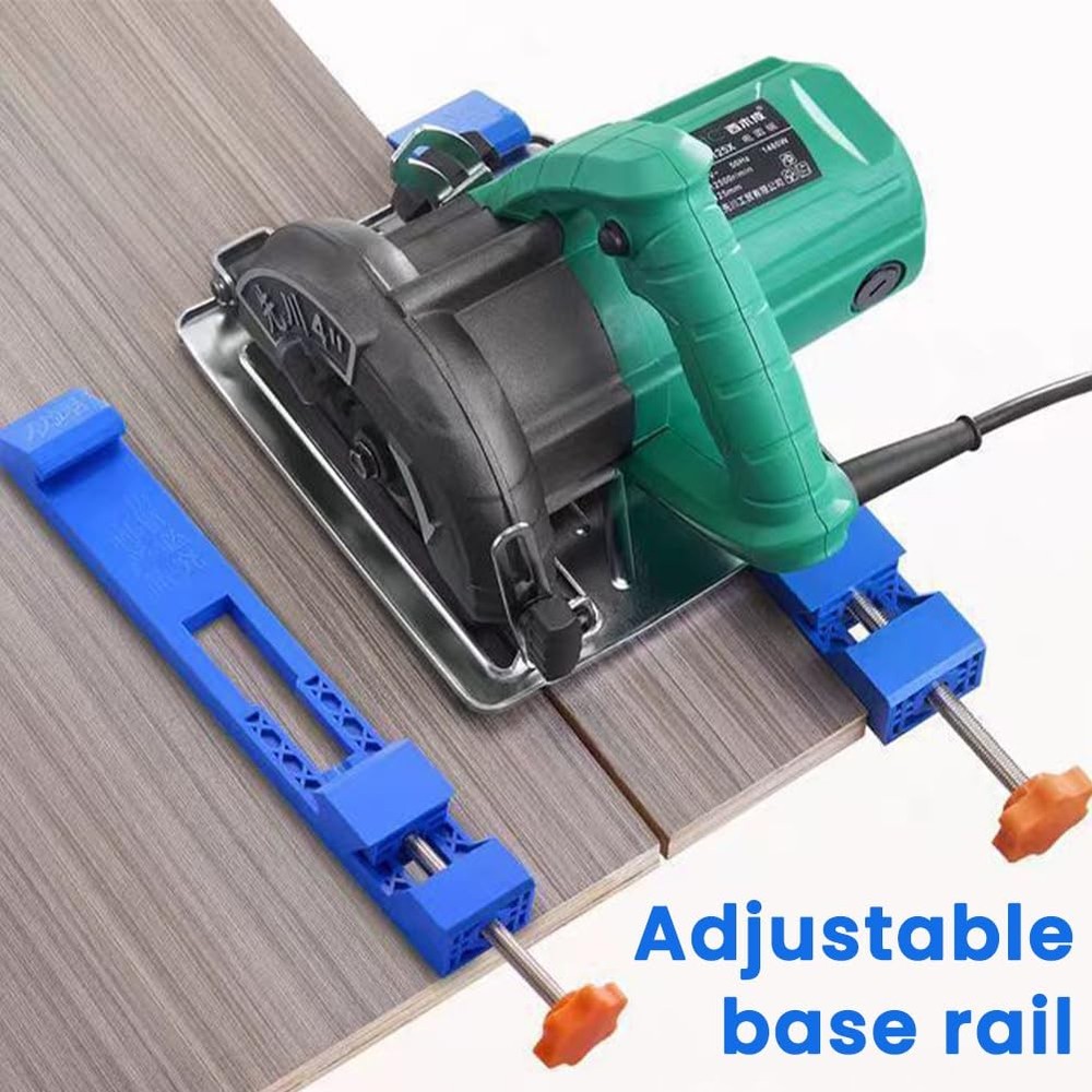 Adjustable Circular Saw Guide Rail for Precision Wood Cutting & Milling Tasks
