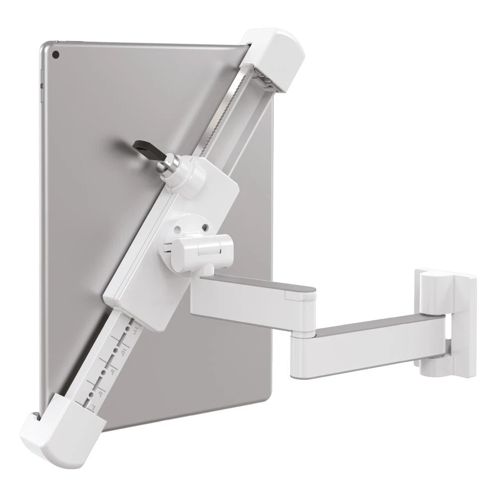 Barkan 7-14 inch Full Motion Articulating Lockable Tablet Mount Silver