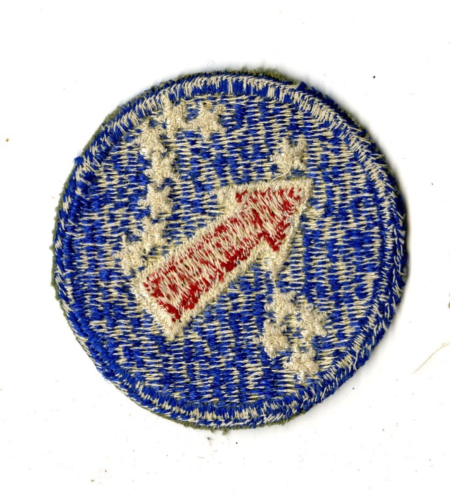 US Army Pacific Ocean Areas White Back Patch WWII Vintage