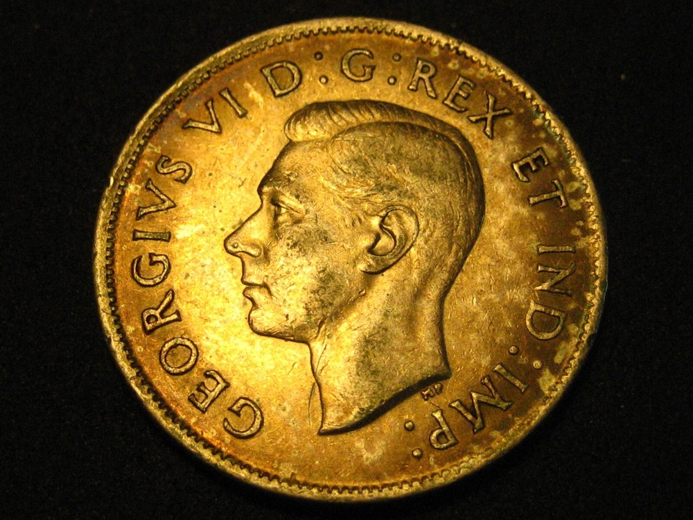 1943 Canadian Silver Half Dollar # 1