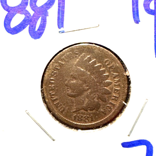 1881 indian head cent