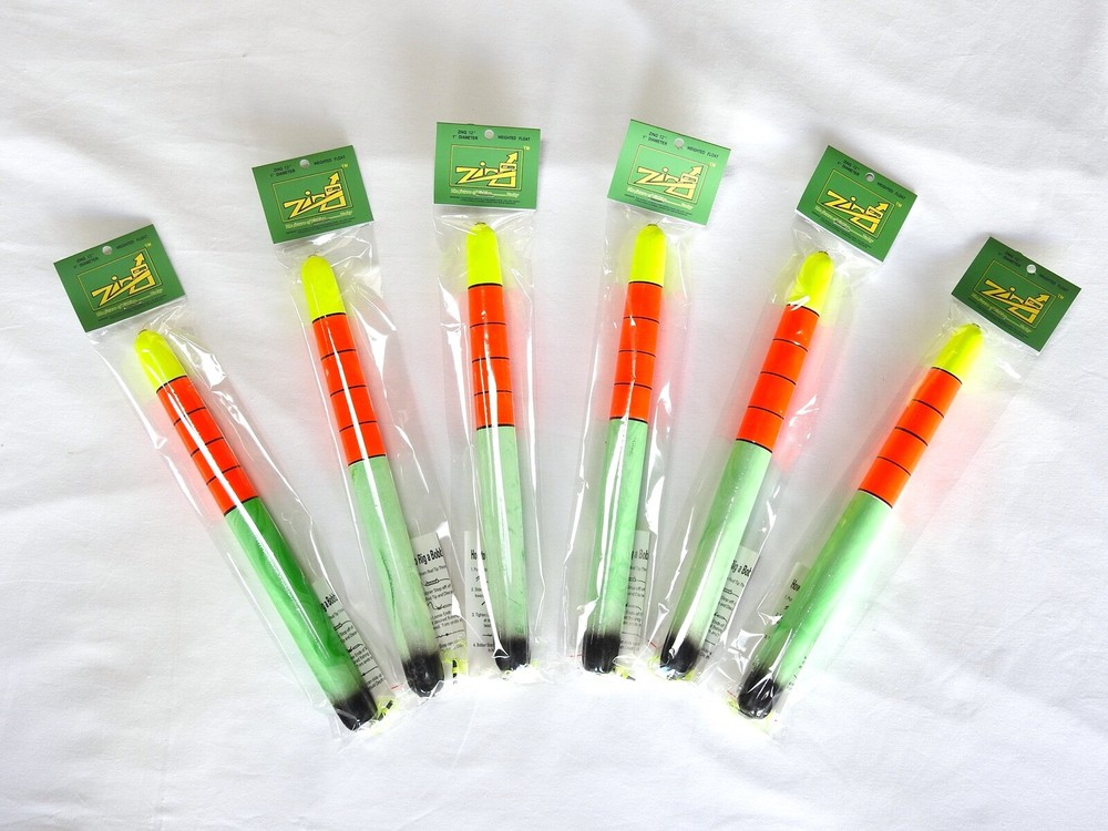 Catfish Bobber 10" / ZING POLE FLOAT/ 6 Pack