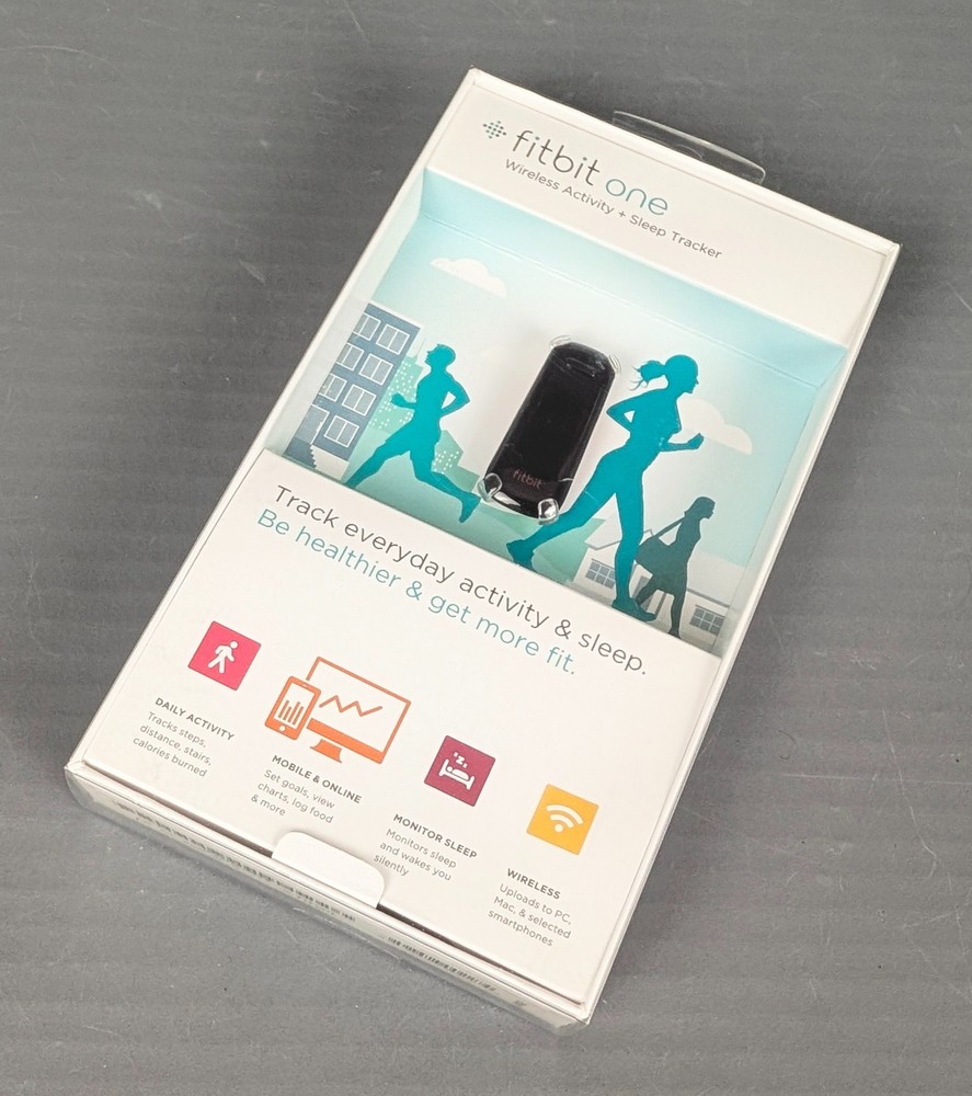 SEALED Fitbit One Wireless Activity Plus Sleep Tracker - Black (FB103BK) NIB