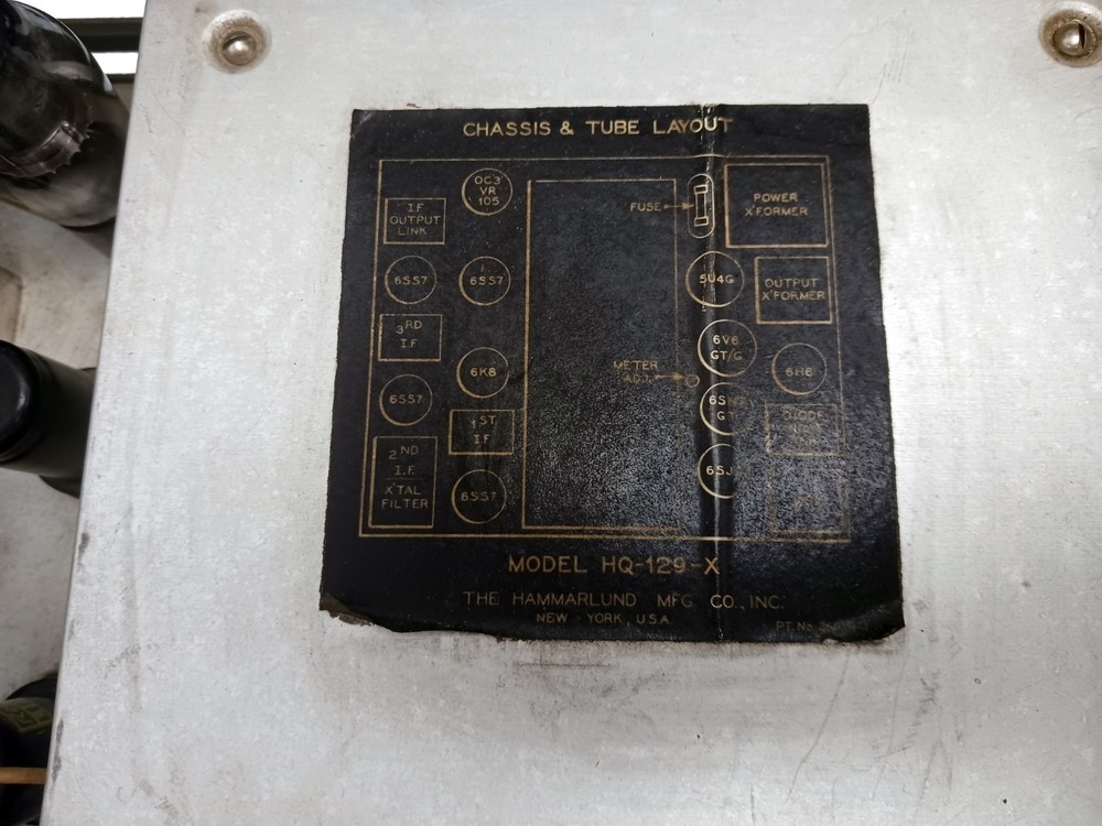Hammarlund HQ-129-X Post-WWII General Coverage Communications Receiver - WORKS