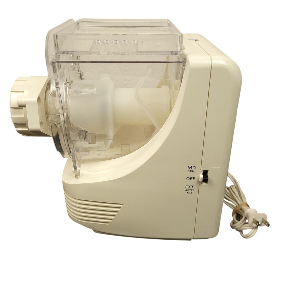 Ronco Popeil P400 Automatic Pasta Maker Machine Electric Noodle Maker White