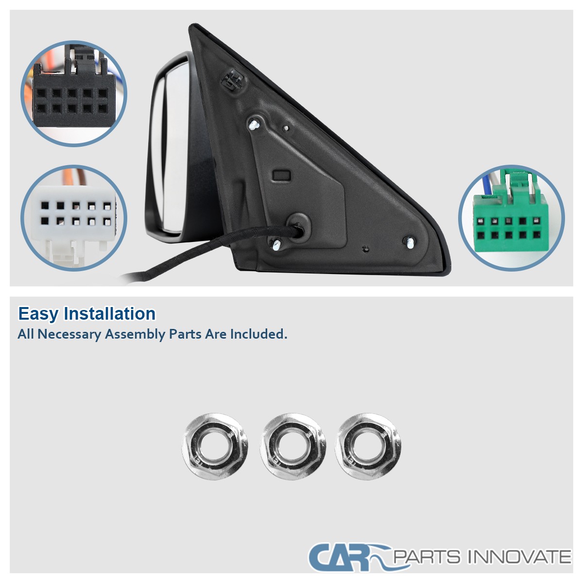 Fit 2019-2022 Ram 2500 3500 Rotatable Heat Towing Mirror+Puddle Left Driver Side