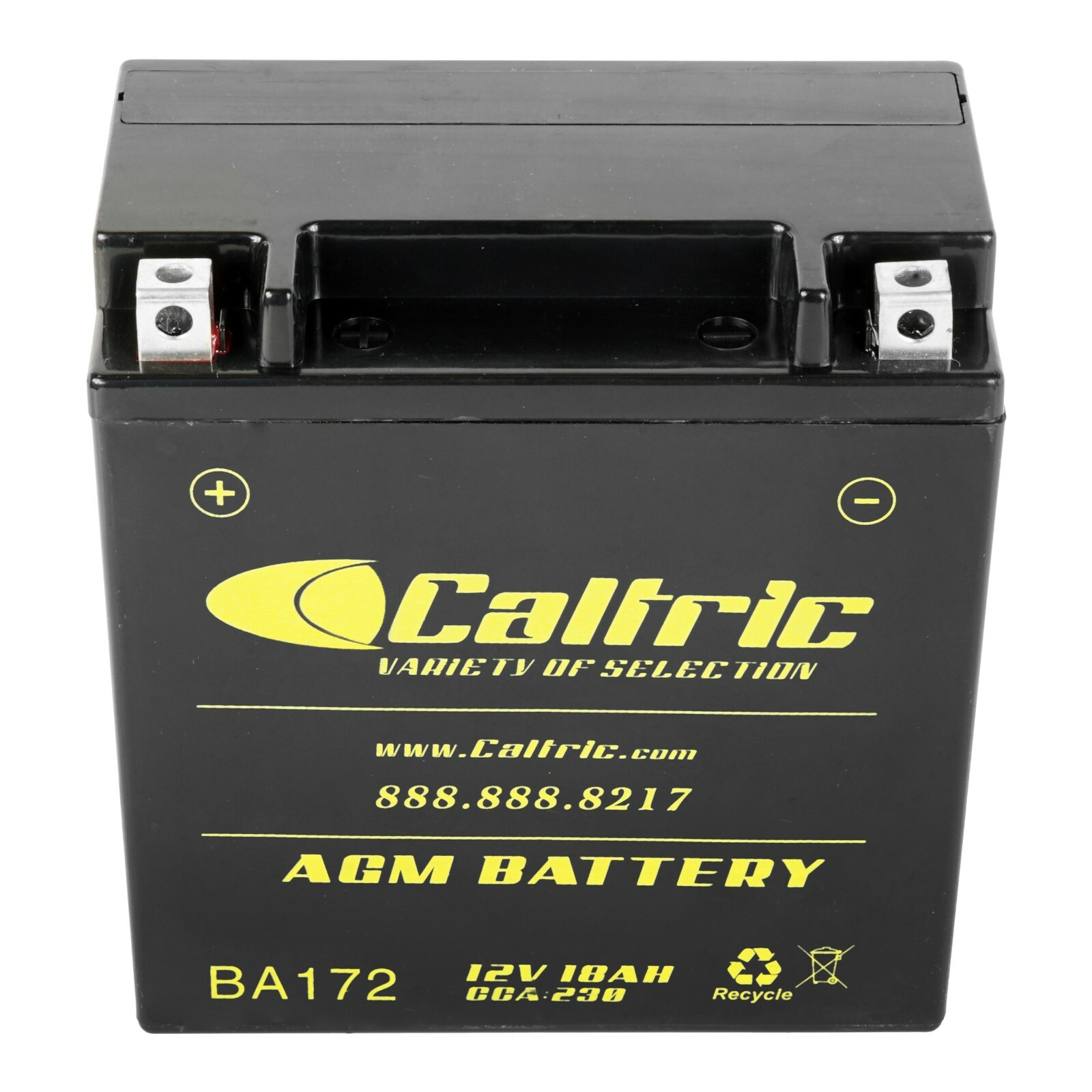Caltric AGM Battery for Polaris 550 Indy 2014 2015 2016 2017 2018 / 4013045