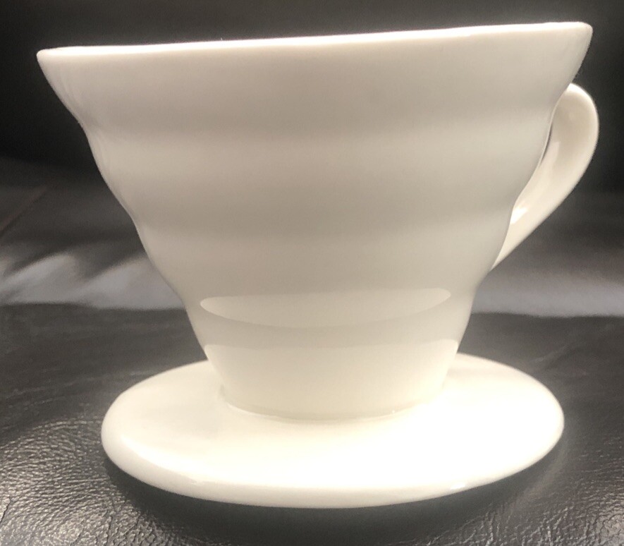 Ceramic Coffee Dripper Classic White Quick Easy Brew