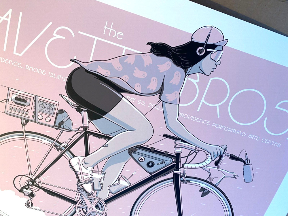 OFFICIAL The Avett Brothers May 23 2023 Providence RI AP Poster S/N #/30 Bicycle