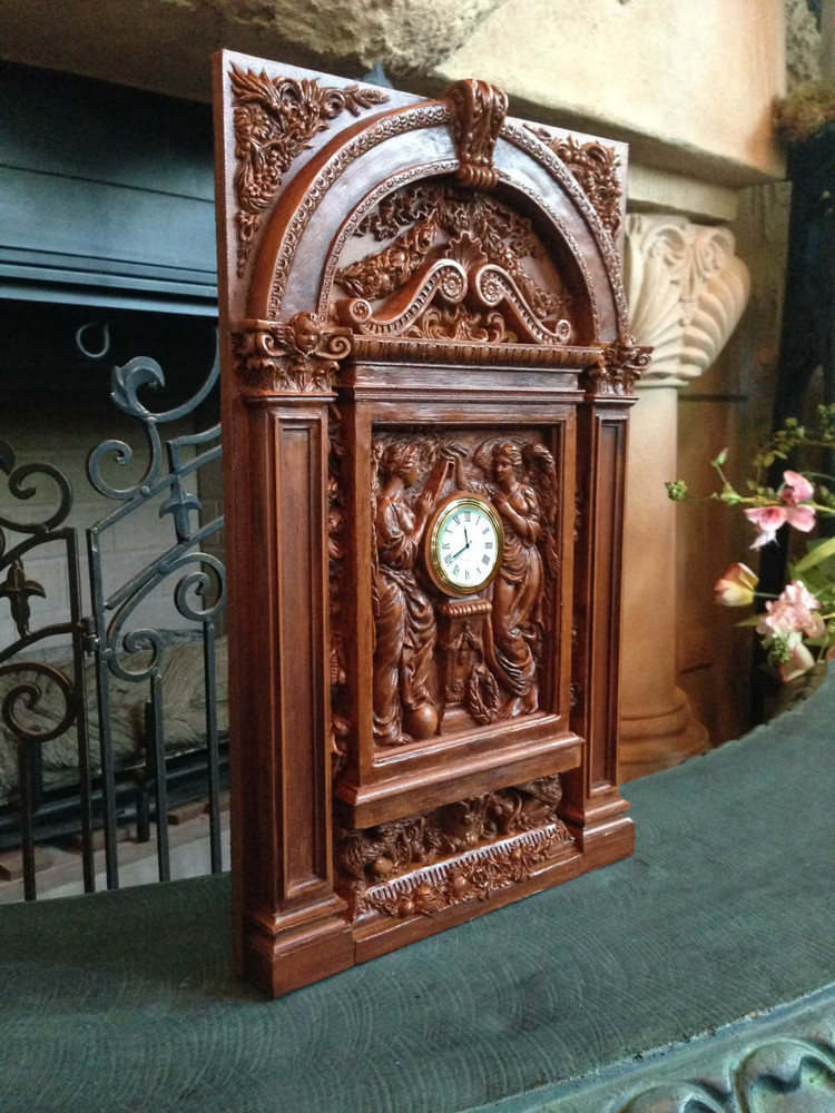 rms TITANIC Clock-White Star Line- with architectural surround
