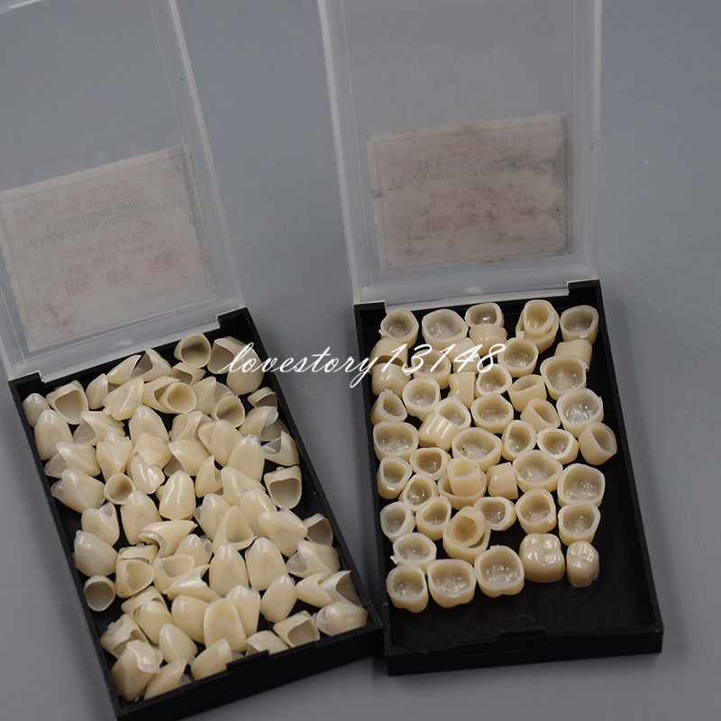 2 Boxes Dental Temporary Crown Veneers Material Anterior/ Front Back Molar Teeth