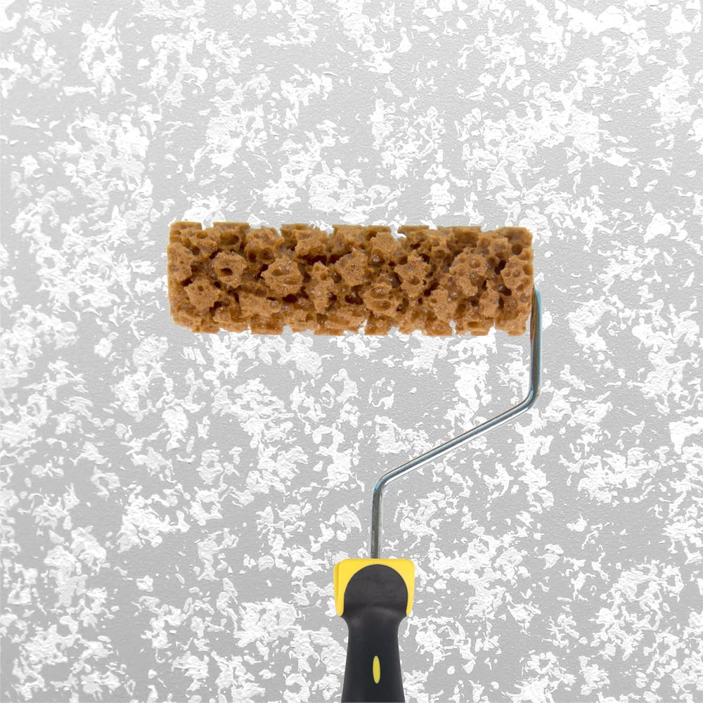 Sponge Paint Roller Small 6" for Texture Painting Decorators Brush Tool, Fast an