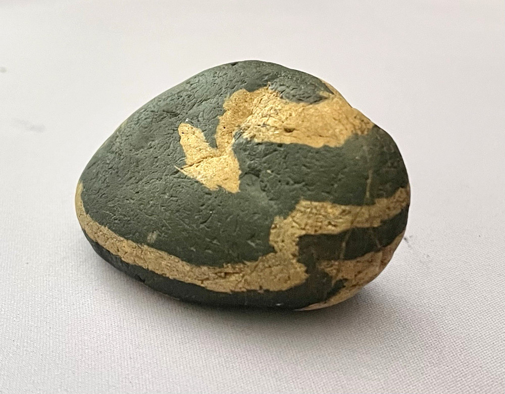 Cool Lightning Bolt Rock - As Found - So. Utah - 3"