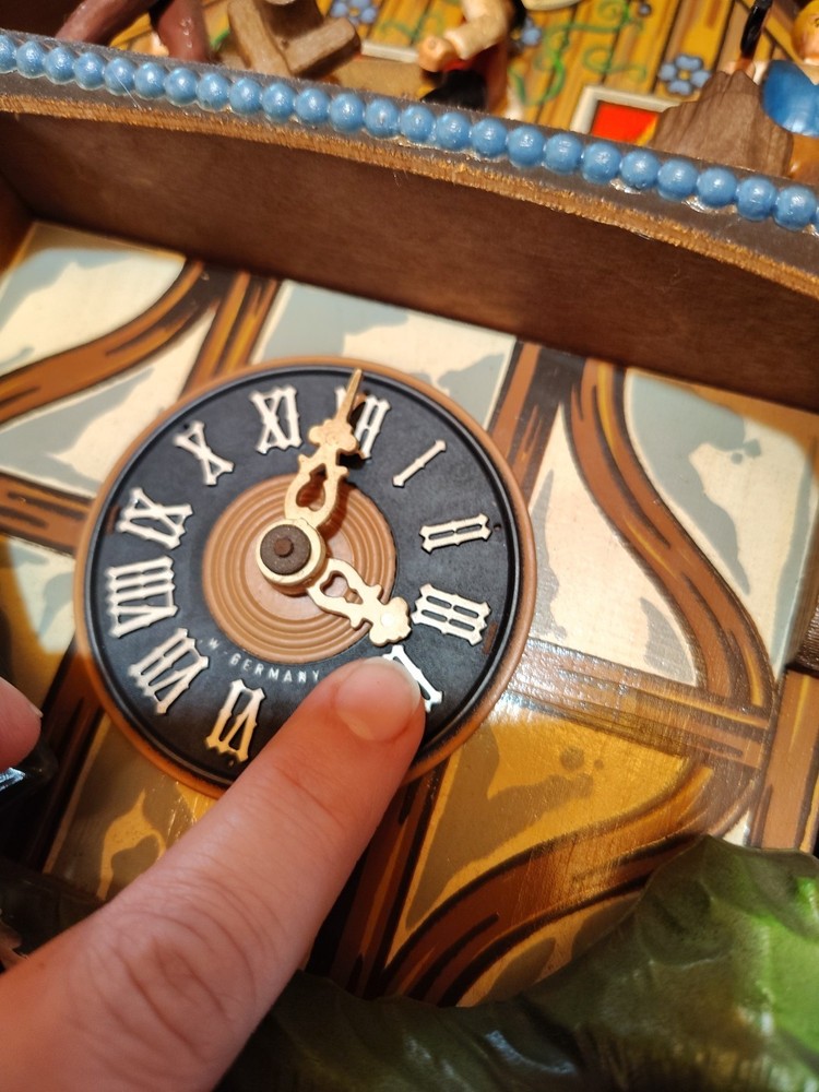 Beautiful Vintage Cuckoo Clock, West Germany Marked. Unknown If Working.