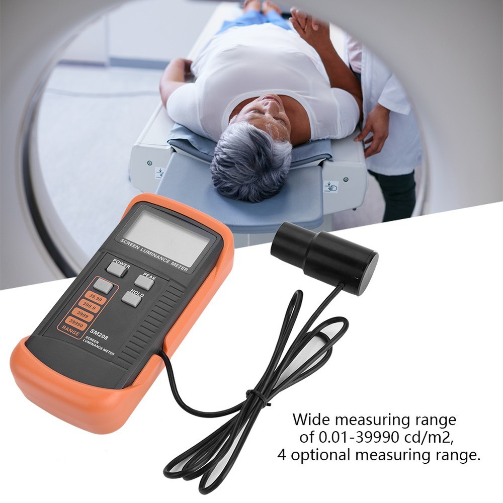 SM208 Screen Brightness Meter Portable Luminance Meter With Mini Light EKPC