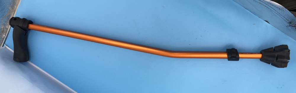 Dynamo Cyclone Walking Cane-Orange Aluminum