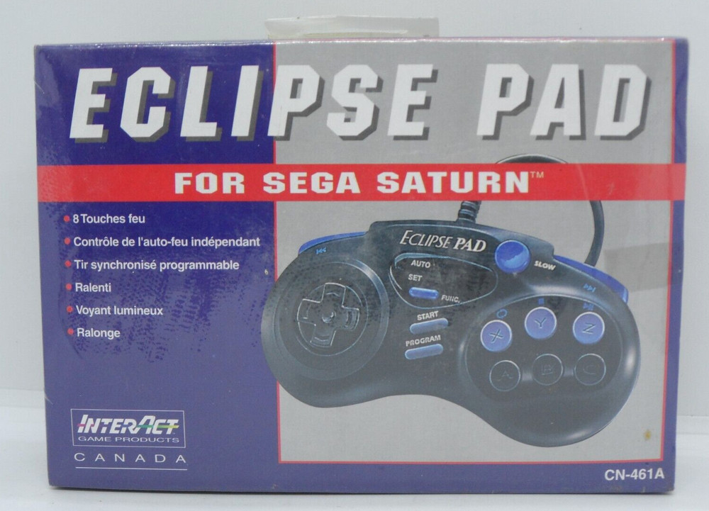 Eclipse Pad ~ (Sega Saturn Controller) Sealed NEW CN-461A InterAct Game Products