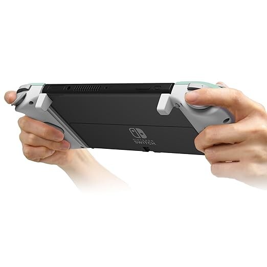 HORI Split Pad Compact Controller for Handheld Nintendo Switch Mint Green White