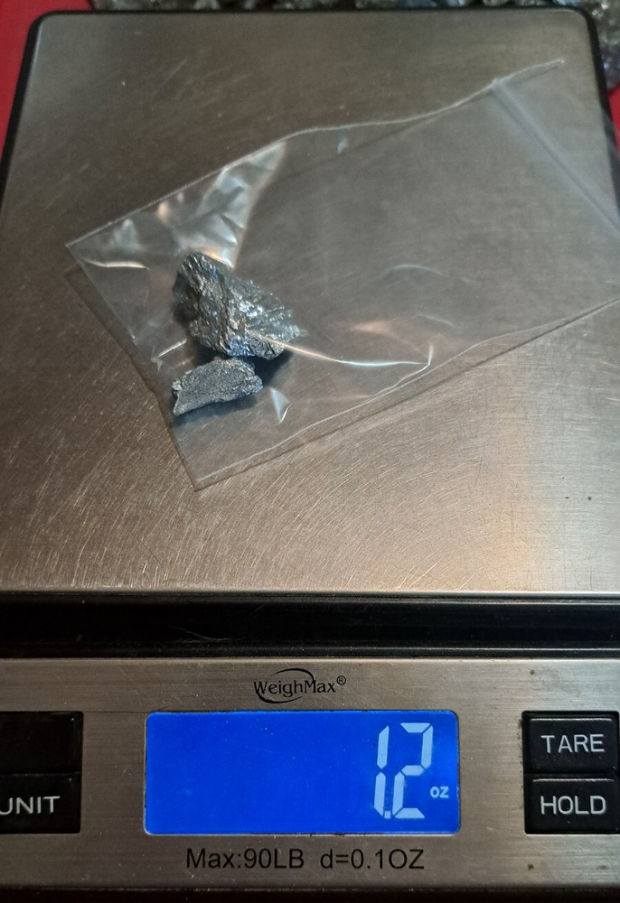 Antimony Metal Element - Irregular Chunks - 99.77% - 30 Grams - 1 oz.