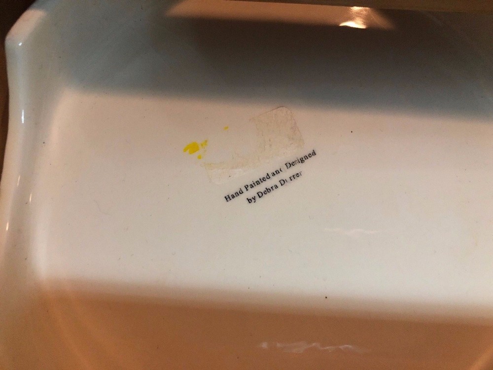 Debra Durrer Handpainted Bird Table Arts