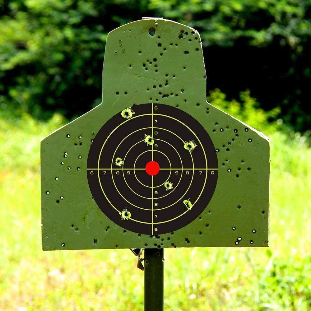 100x8" Shooting Target Rifle Gun Adhesive Stick Splatter Reactive Practice Range