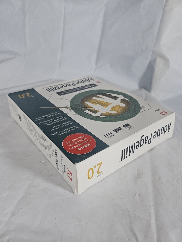 Adobe Pagemill 2.0 MAC Apple Vintage PC Software Web Design Web Page Maker 🔥