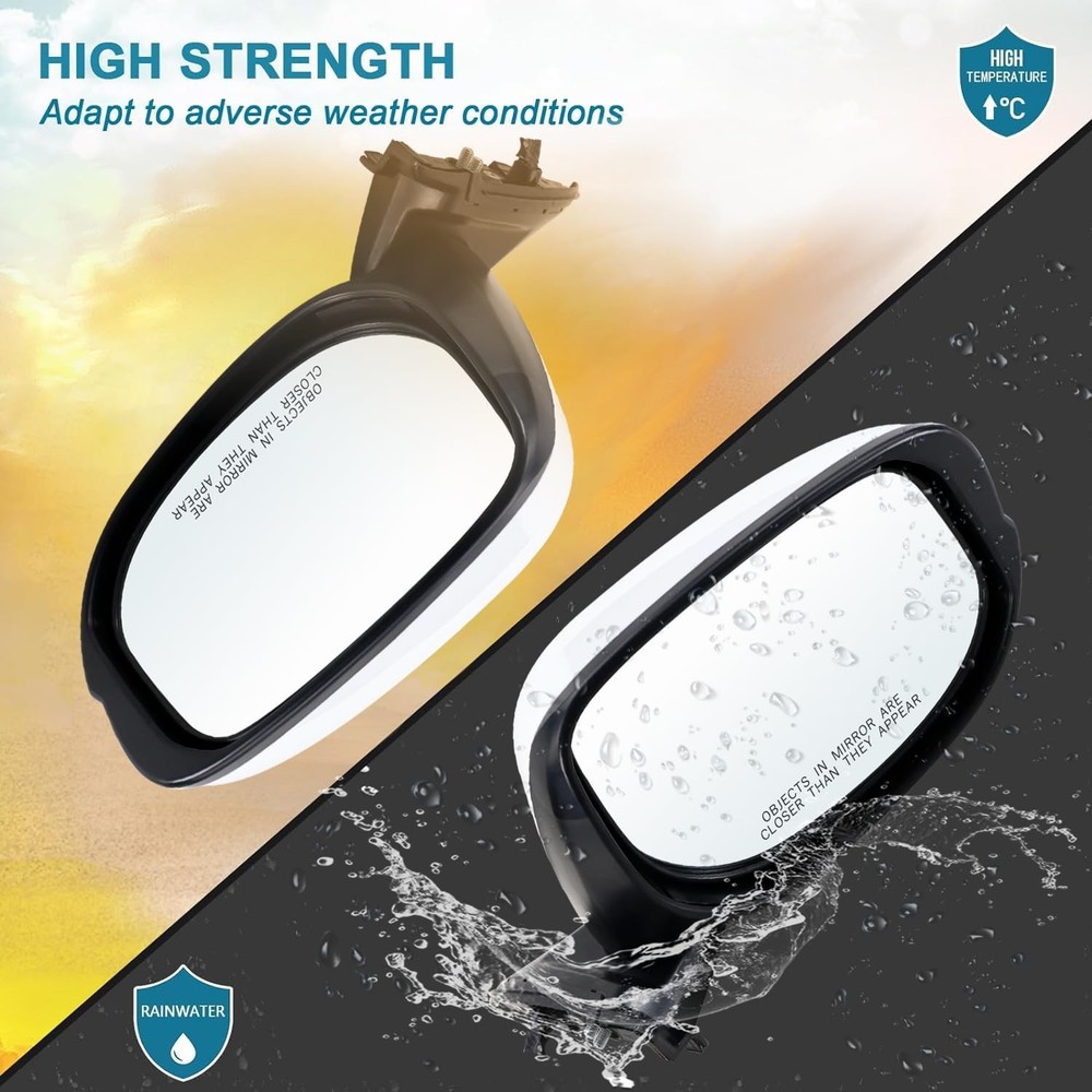 Right Passenger Side Mirror compatible with 2009 2010 2011 2012 2013 2014 Hon...