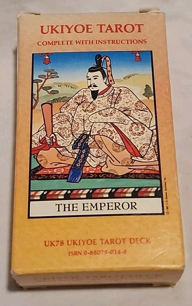 Vintage Ukiyoe Tarot Deck 1982 by Stuart Kaplan Complete w/ Instructions OOP