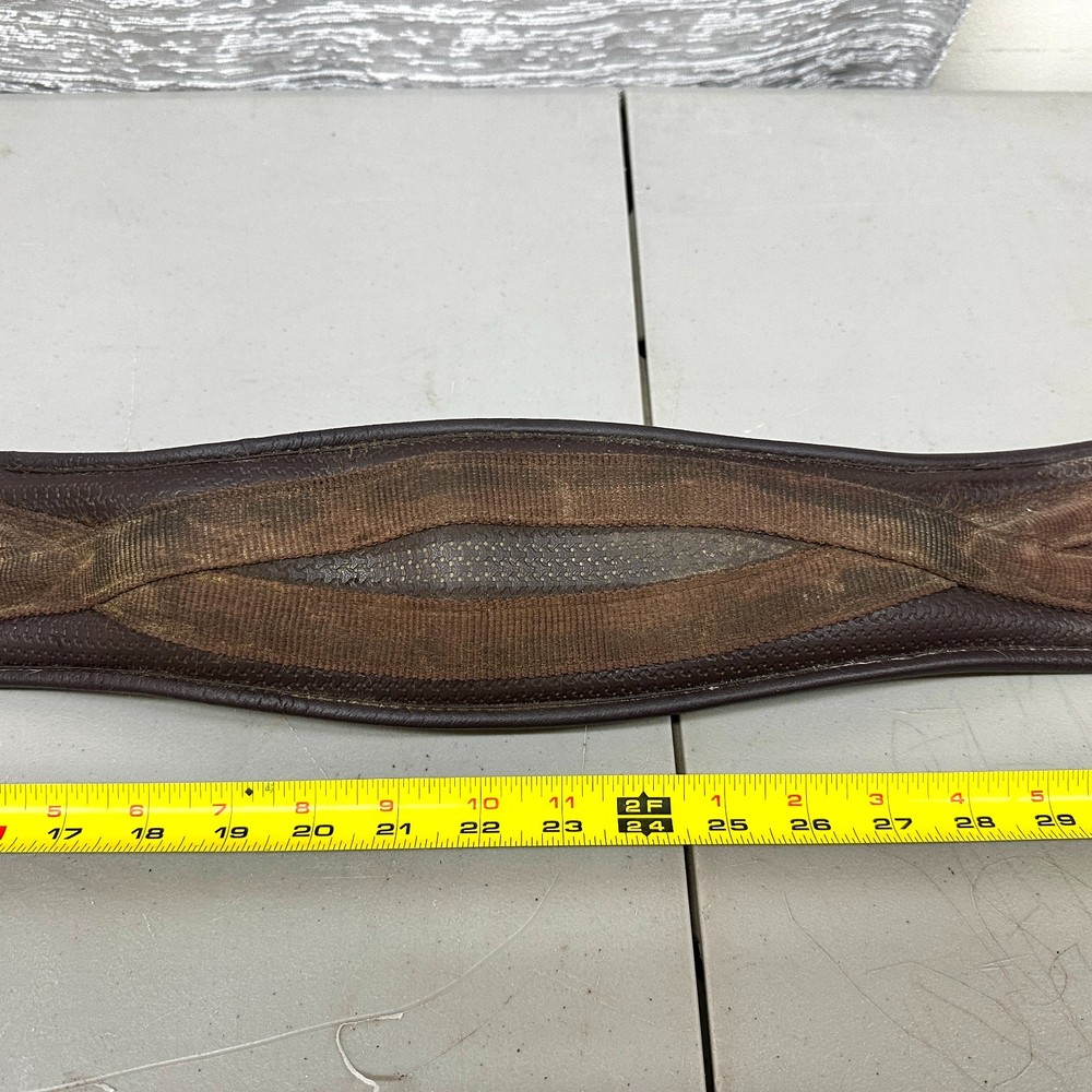 Leather Contour Hunter Girth 46”