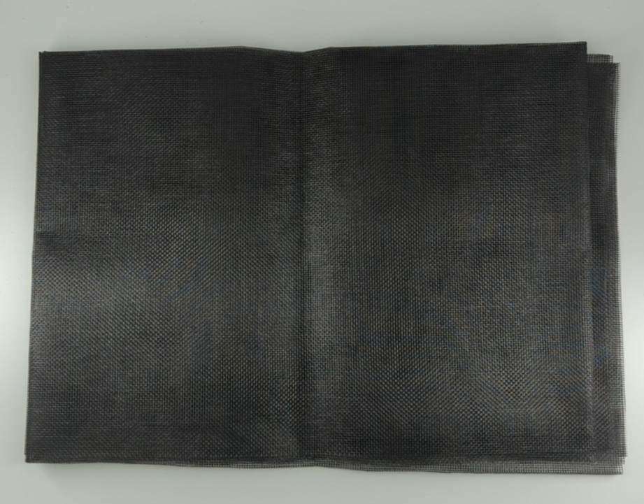 Fiberglass Mesh Window Screen 39" x 59" Adjustable Replacement Black