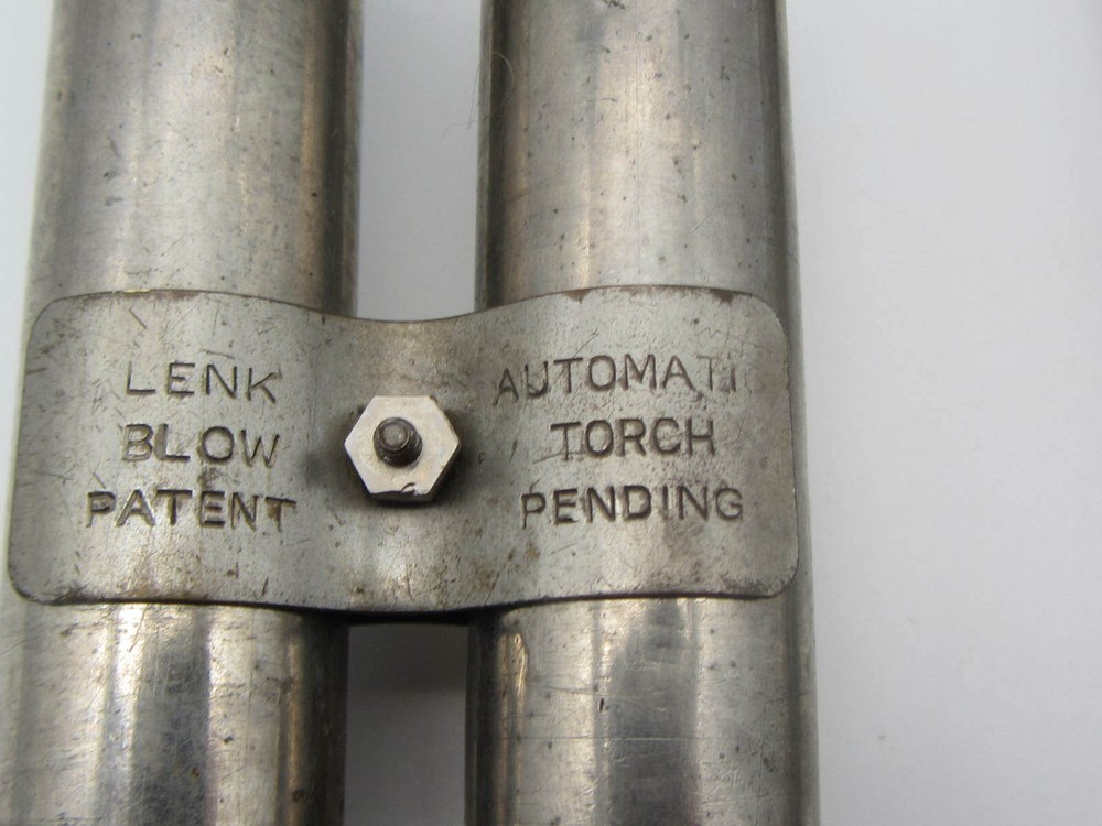 Vintage LENX Automatic Blow Torch with 2 Tanks